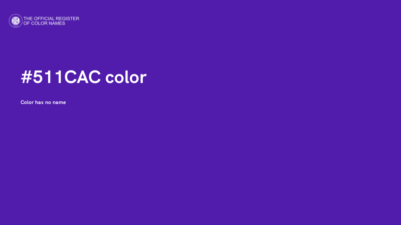 #511CAC color image