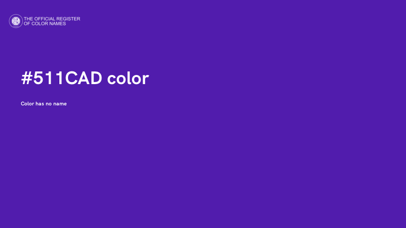 #511CAD color image
