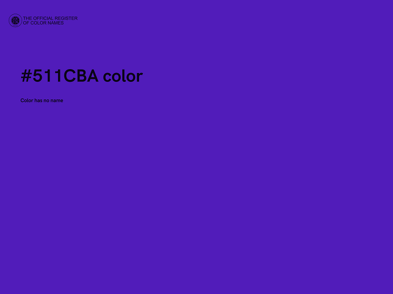 #511CBA color image