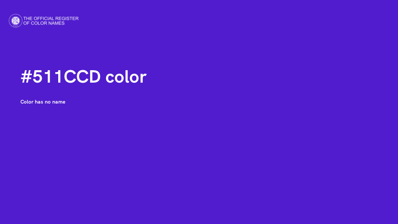 #511CCD color image