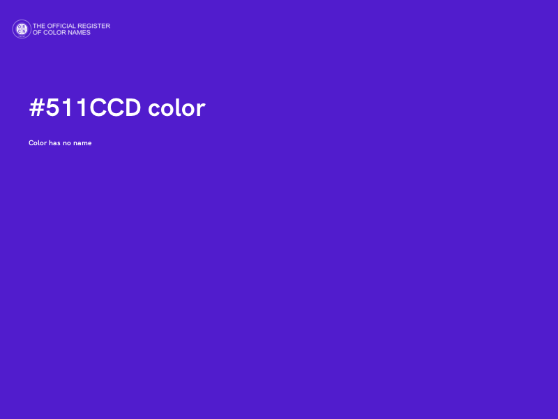 #511CCD color image