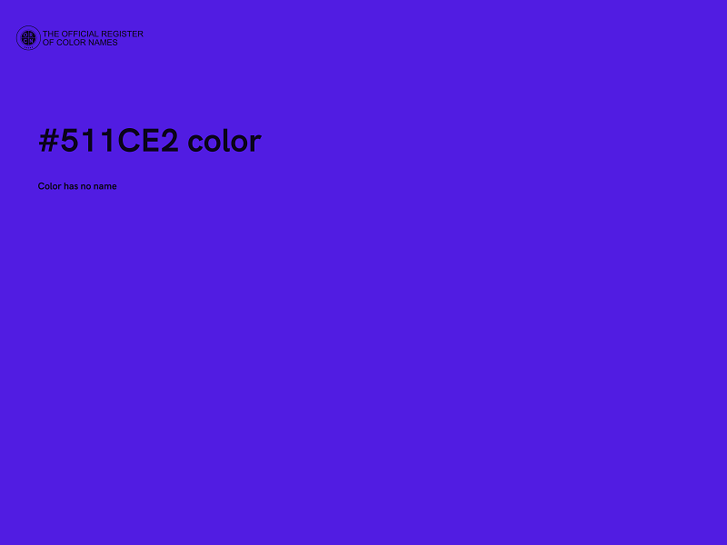 #511CE2 color image