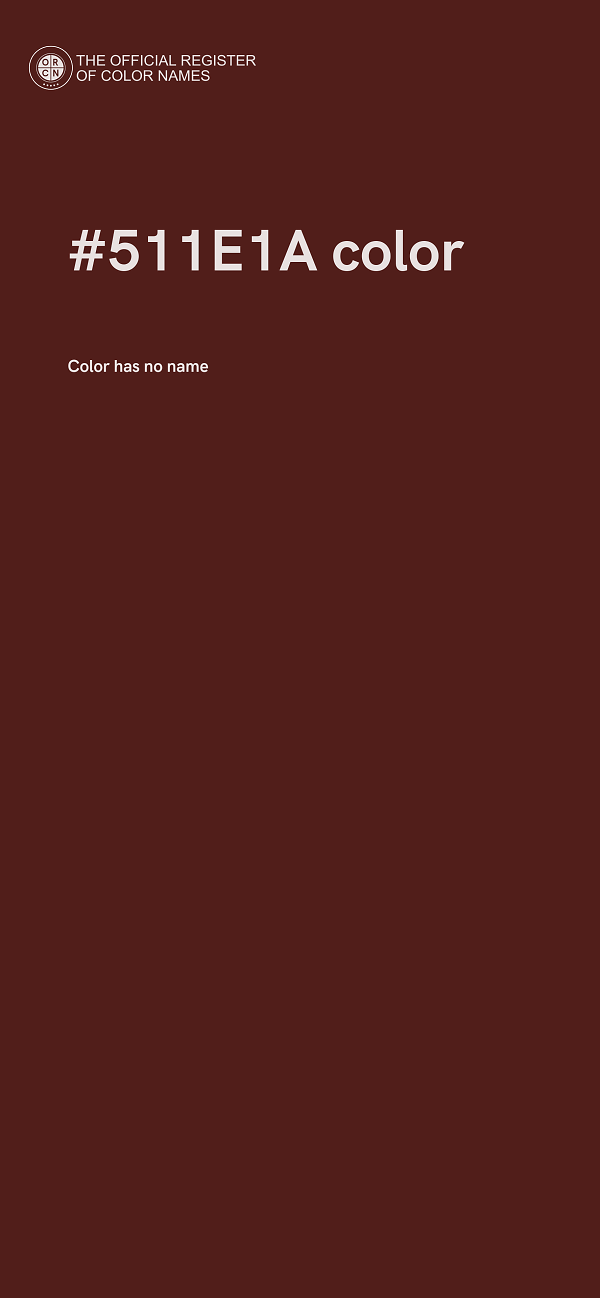 #511E1A color image