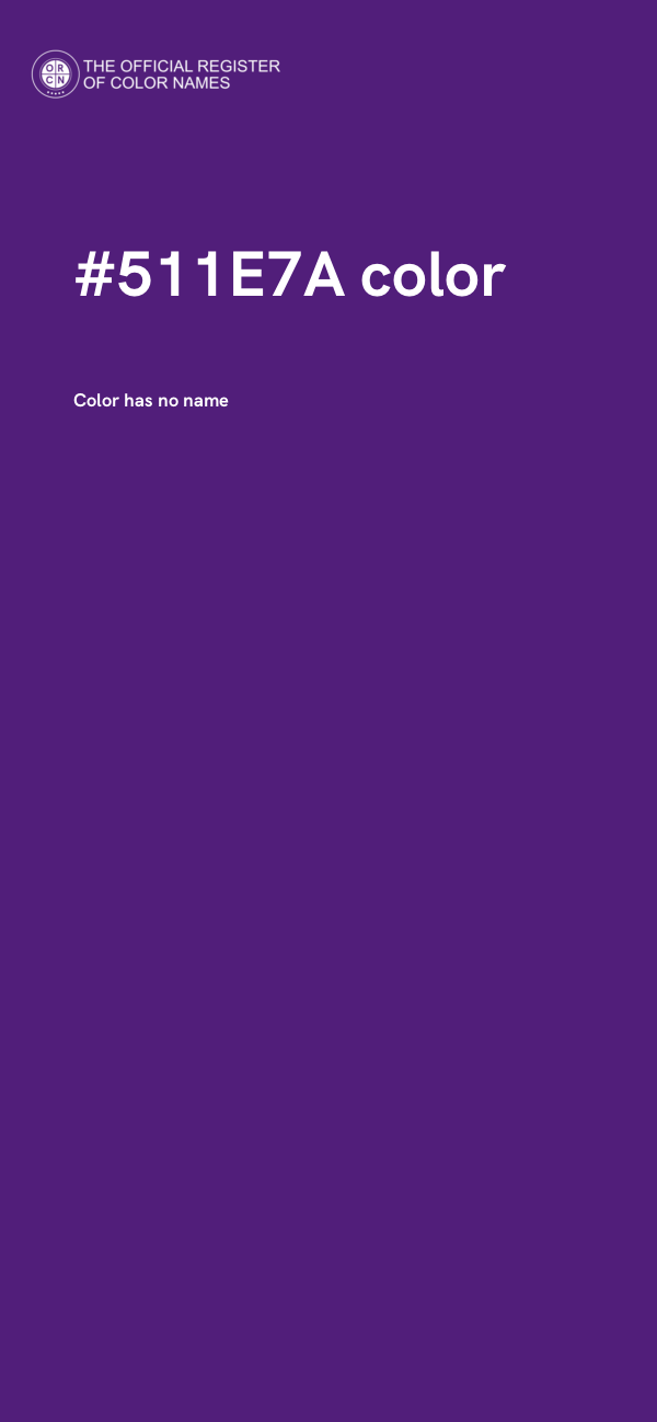 #511E7A color image