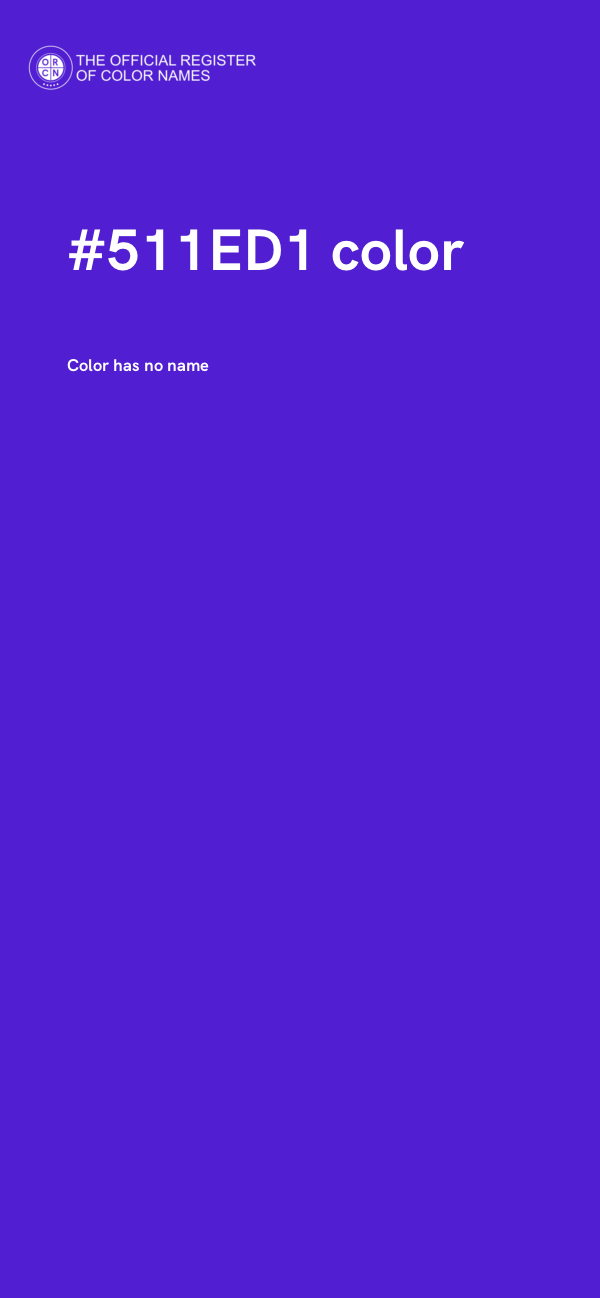 #511ED1 color image