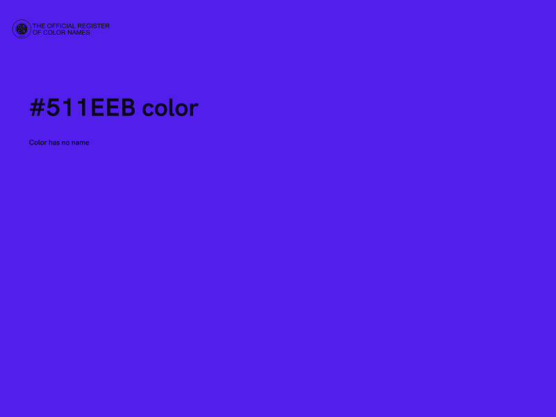 #511EEB color image