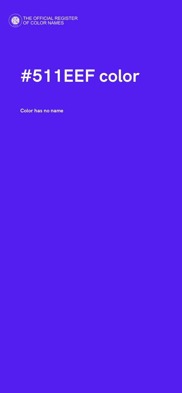 #511EEF color image