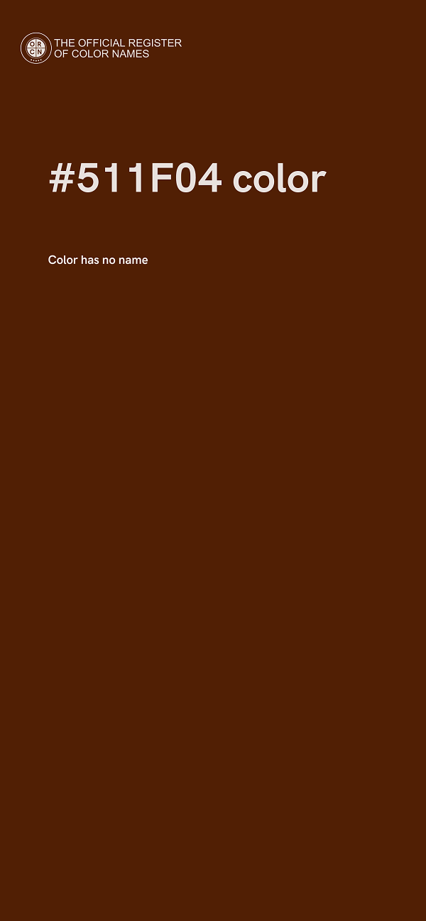 #511F04 color image