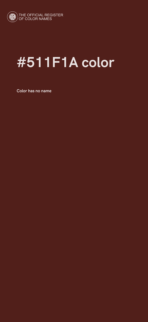 #511F1A color image