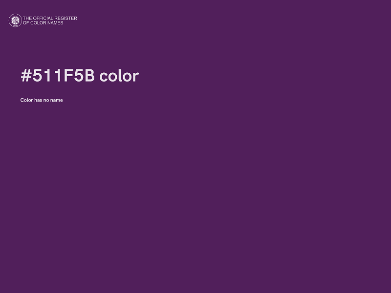 #511F5B color image