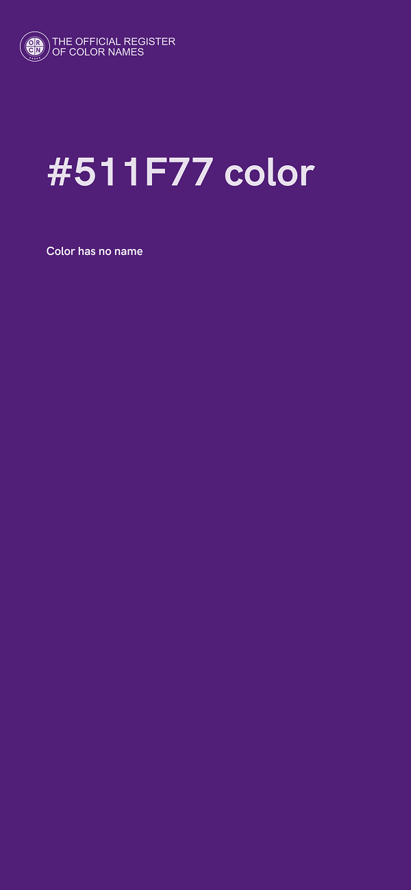 #511F77 color image