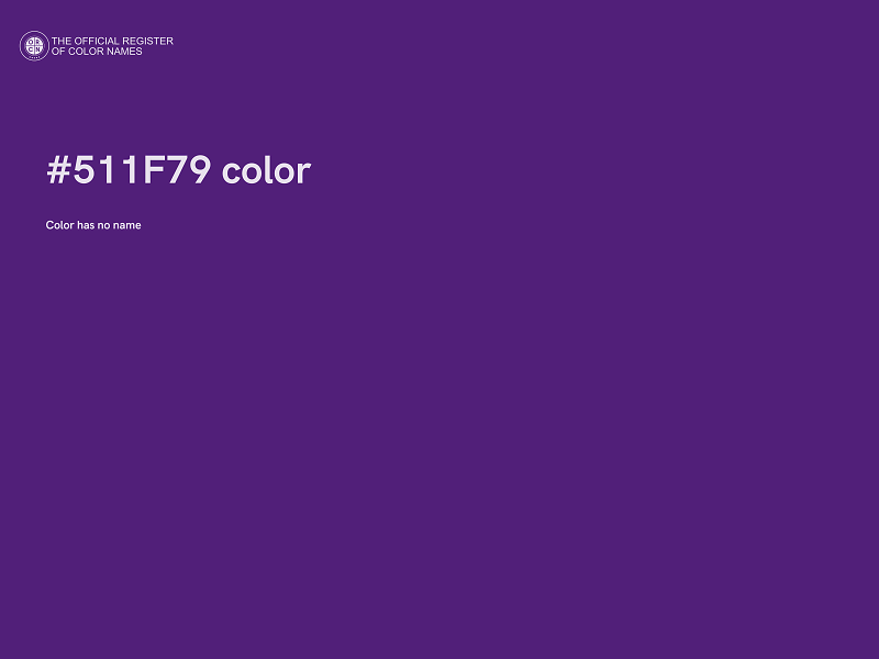 #511F79 color image