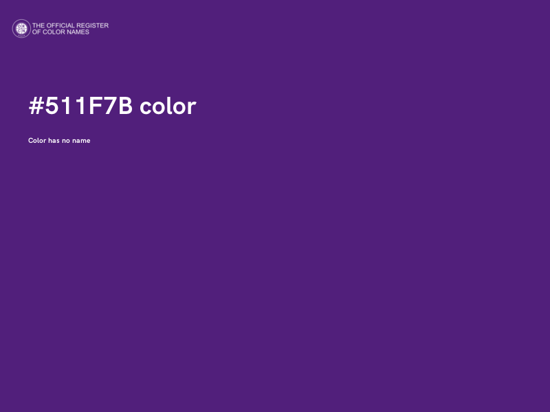 #511F7B color image