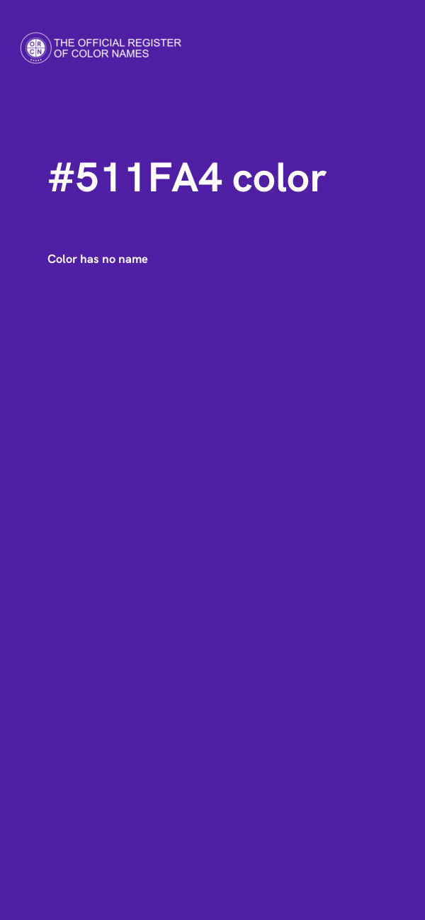 #511FA4 color image