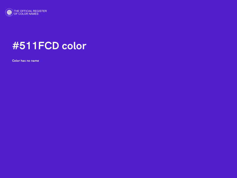 #511FCD color image