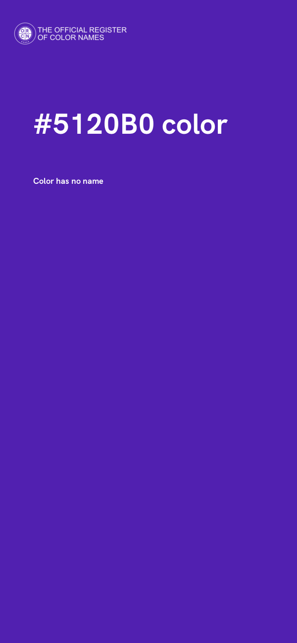#5120B0 color image