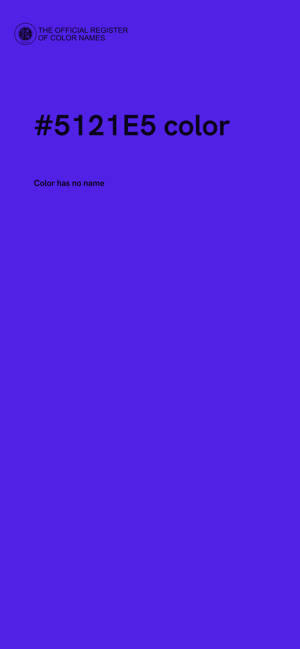 #5121E5 color image