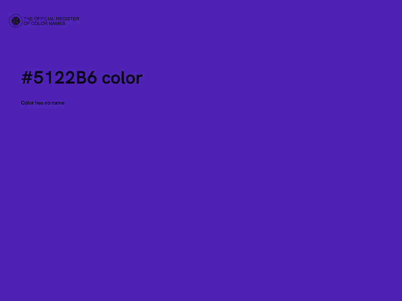#5122B6 color image