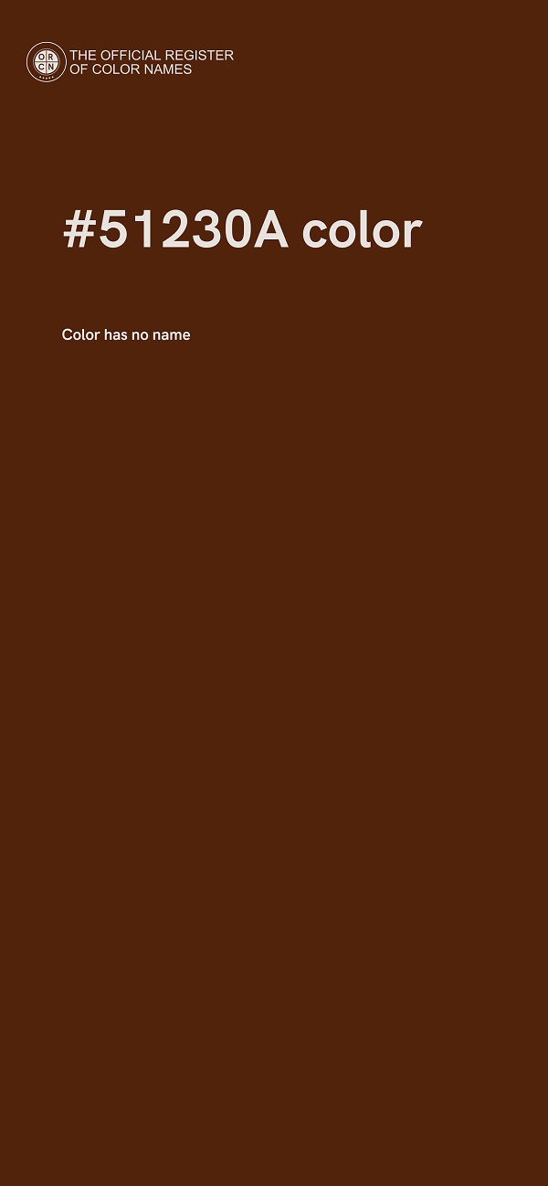 #51230A color image