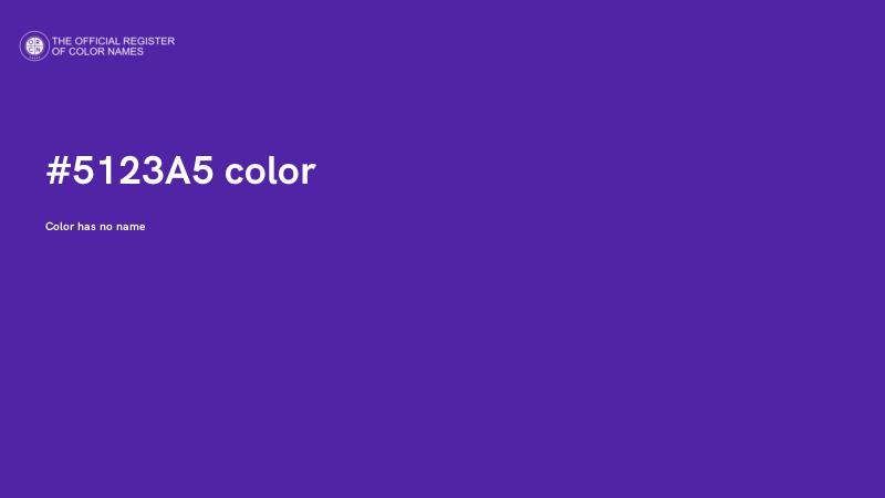 #5123A5 color image