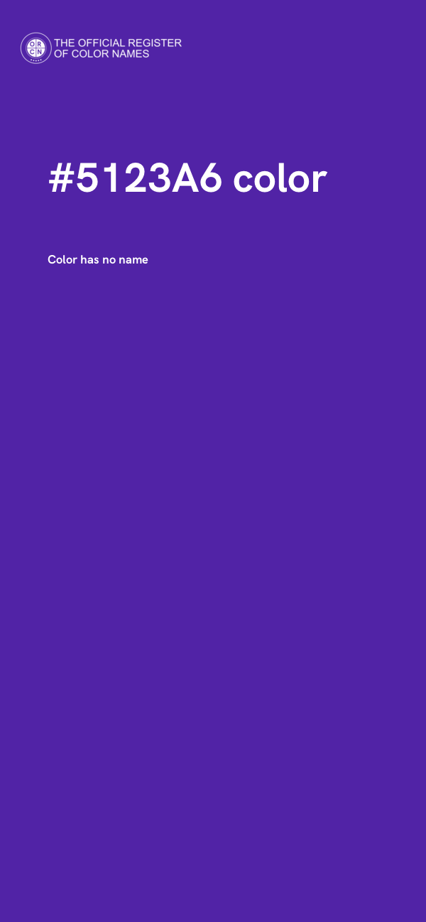 #5123A6 color image