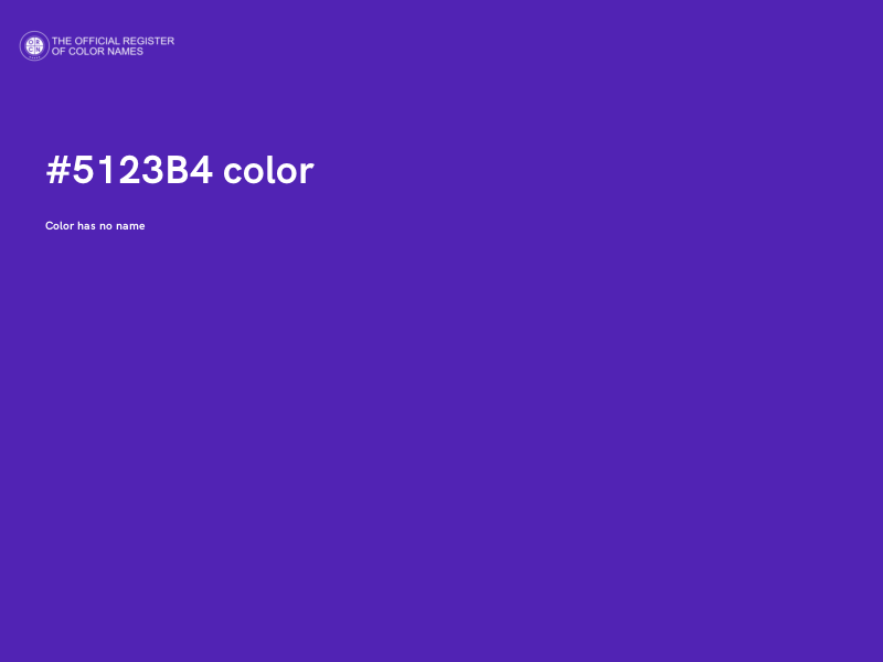 #5123B4 color image