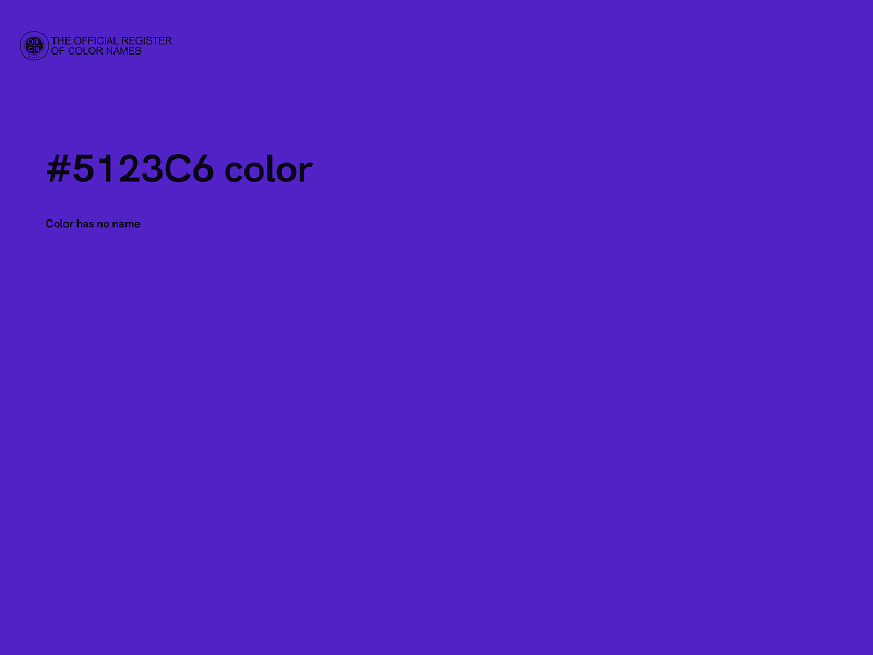 #5123C6 color image