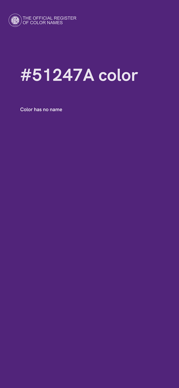 #51247A color image