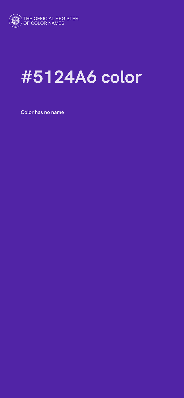 #5124A6 color image