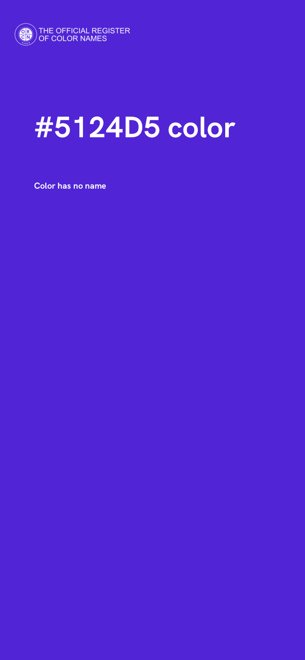 #5124D5 color image