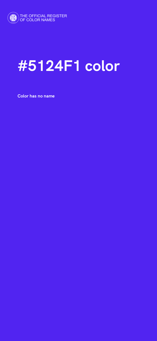 #5124F1 color image