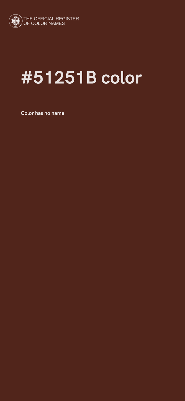 #51251B color image