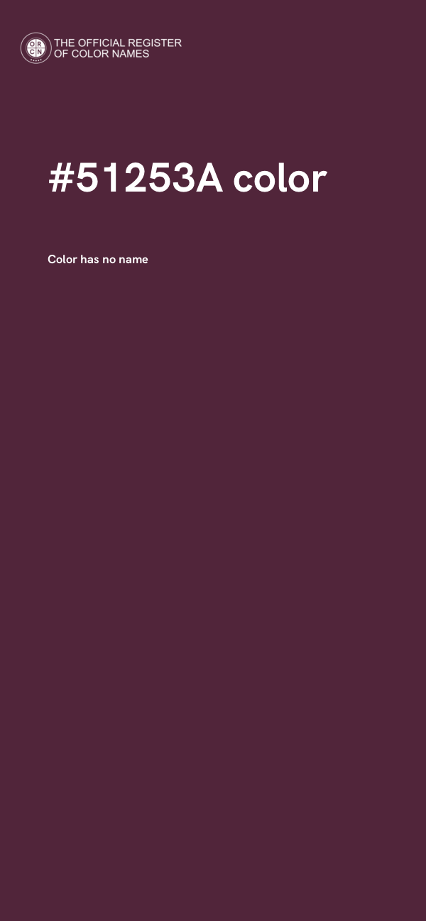 #51253A color image
