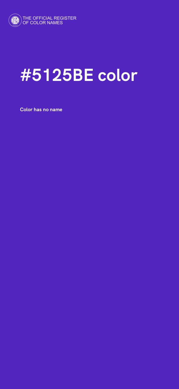 #5125BE color image