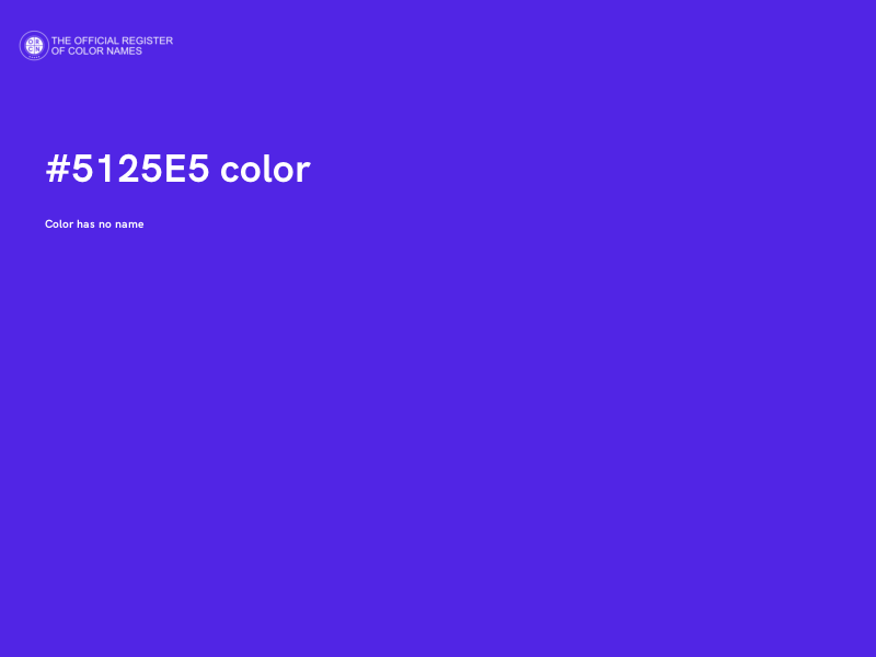 #5125E5 color image