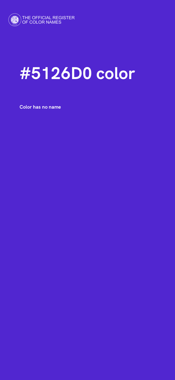 #5126D0 color image