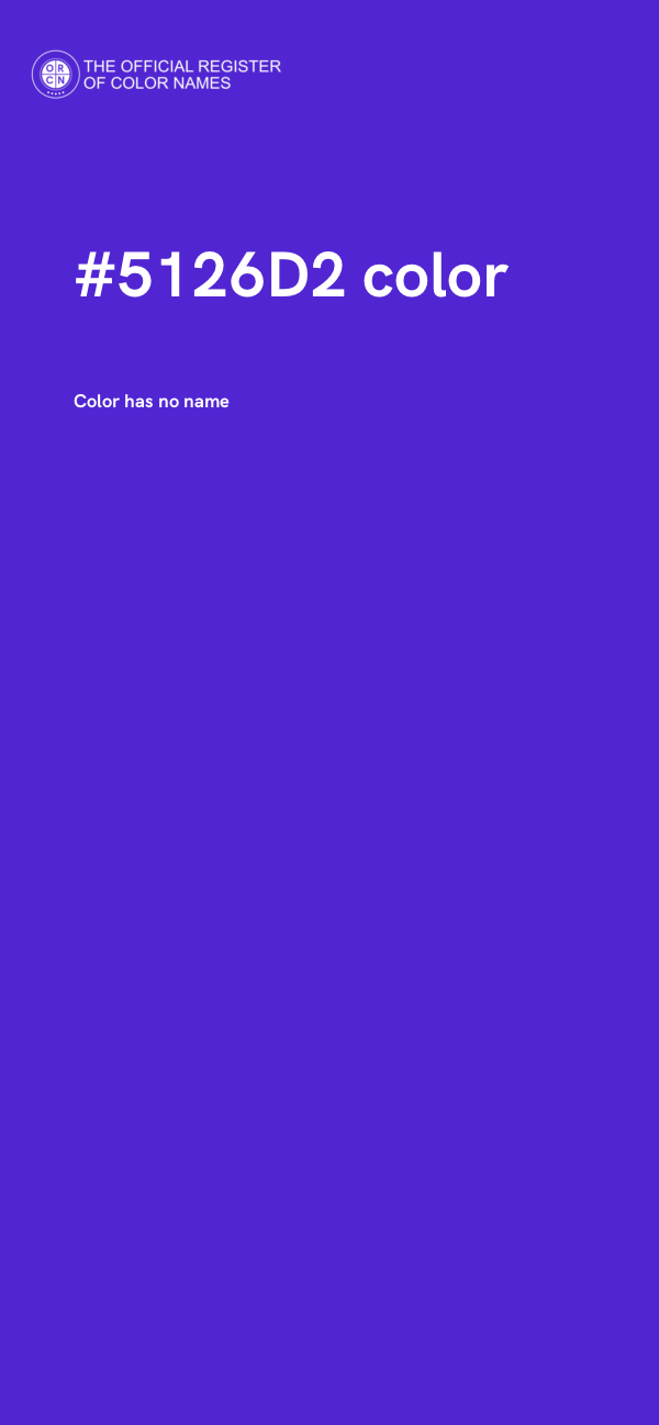 #5126D2 color image