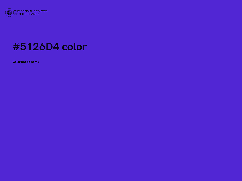 #5126D4 color image