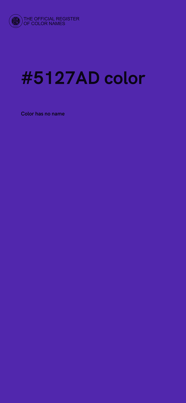 #5127AD color image