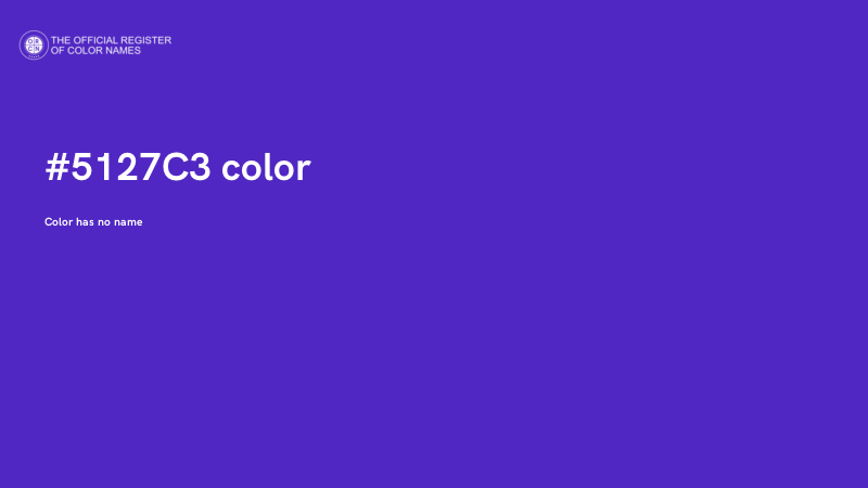 #5127C3 color image