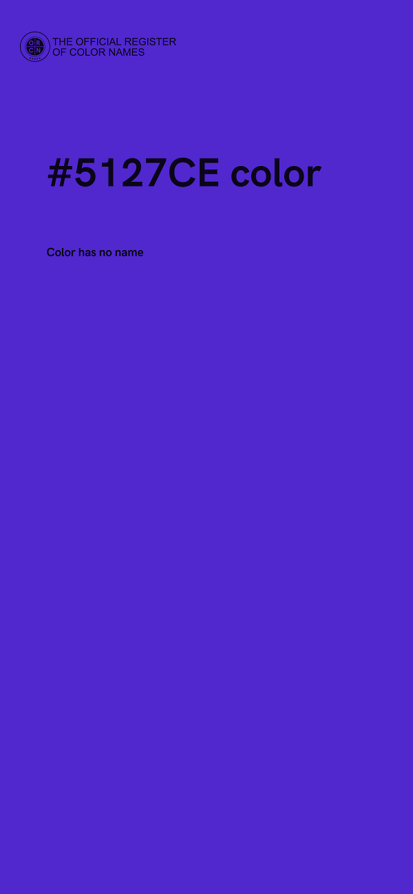#5127CE color image