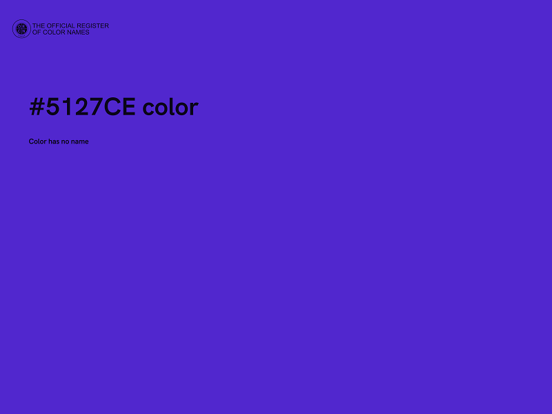 #5127CE color image