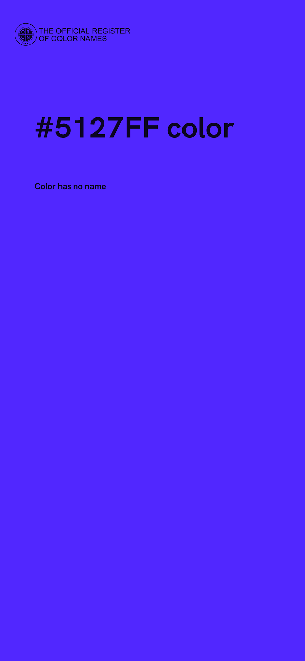 #5127FF color image