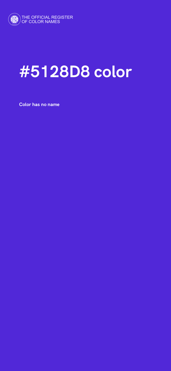 #5128D8 color image