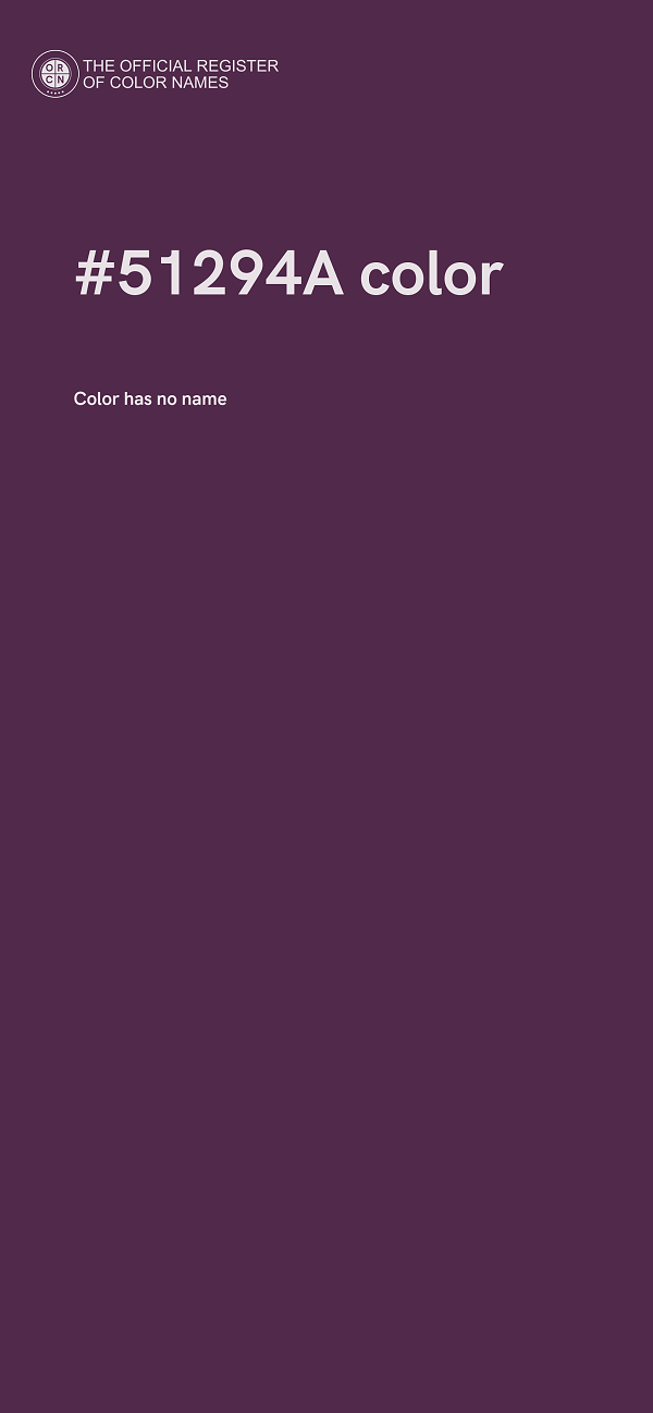 #51294A color image