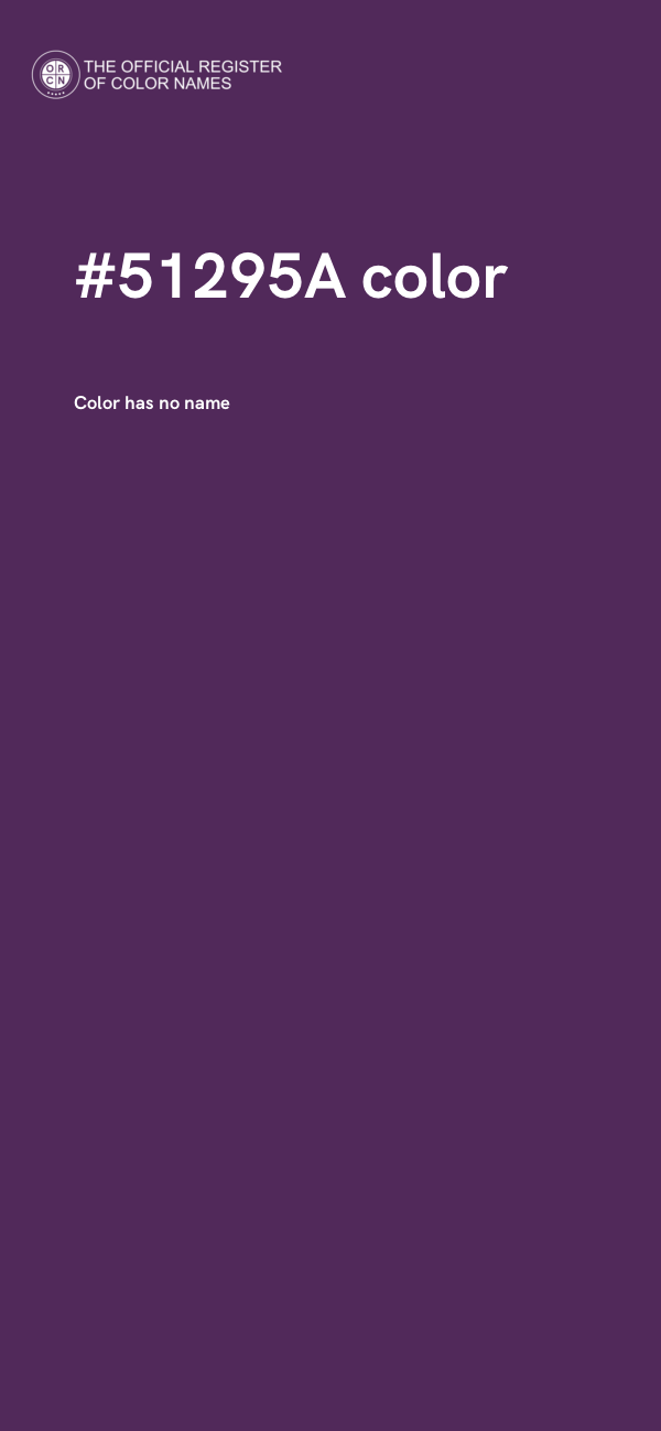 #51295A color image