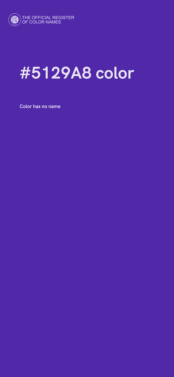 #5129A8 color image