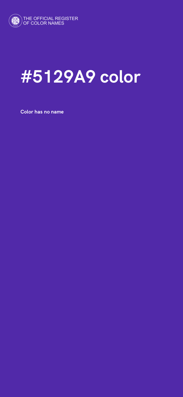 #5129A9 color image