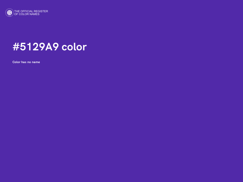 #5129A9 color image