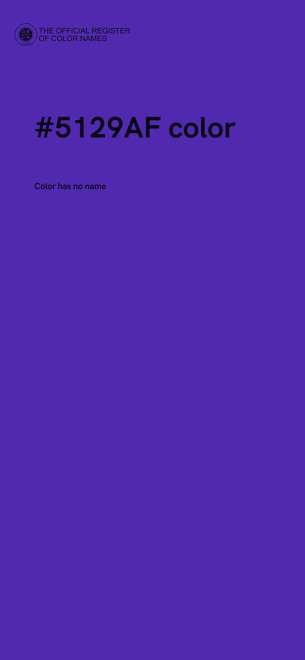 #5129AF color image